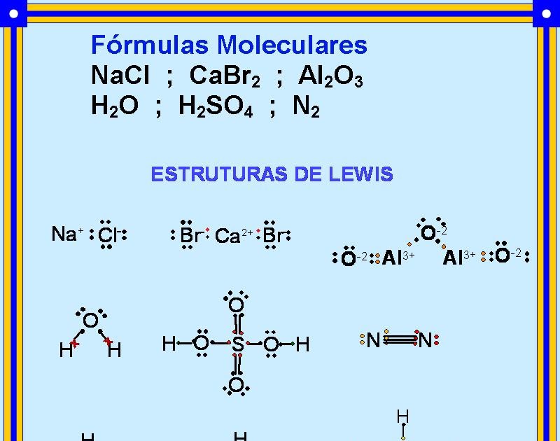 Imagens de formulas quimicas e seus nomes