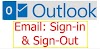 How to sign in to or out of Outlook.com