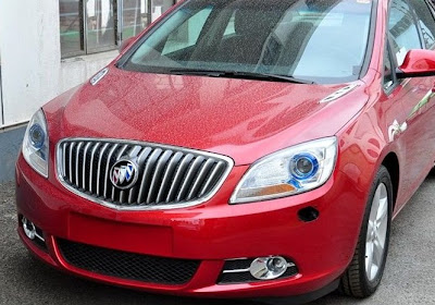 2011 Buick Excelle compact sedan spotted hanging out undisguised