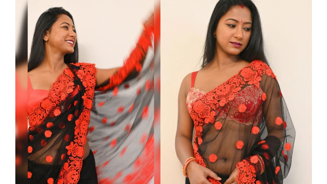 Hot Indian Aunty Shruti Chauhan Spicy Navel Exposed In Transparent ...