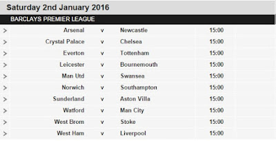 Inilah Jadwal Lengkap Liga Inggris EPL 2015-2016