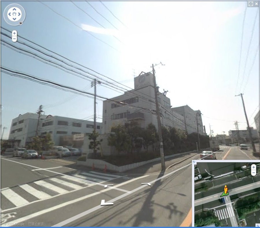 Googleマップストリートビュー 尼崎のjis Q 9100認証取得企業 ゼロ精工株式会社