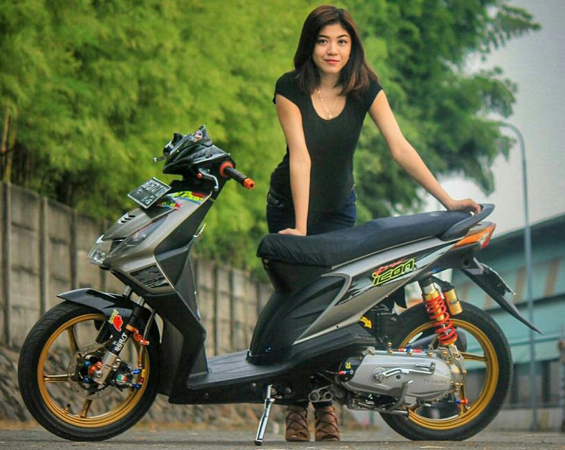 Modifikasi motor tren terbaru matic thailook style