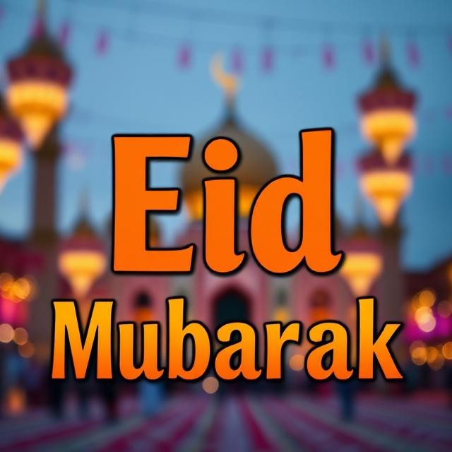 ঈদ মোবারক ডিজাইন পিক