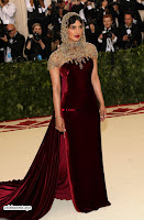 Priyanka Chopra in Maroon Velvet Gown at 2018 MET Costume Insute Gala ~  Exclusive 05.jpg