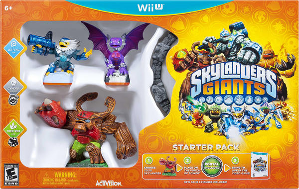 Box art for Wii U version of Skylanders: Giants