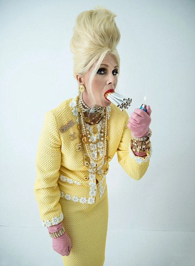 Joanna Lumley as Ab Fab Patsy shot by Tim Walker - V&A Photography Exhibition