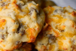 Cheddar Sausage Biscuits