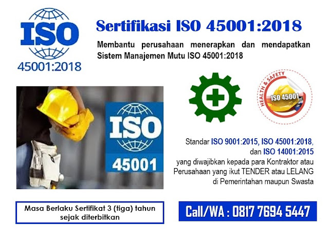 Sertifikasi ISO 45001:2018