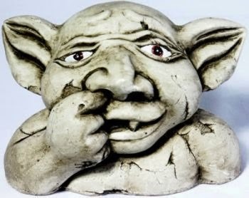Gargoyle Picking Nose