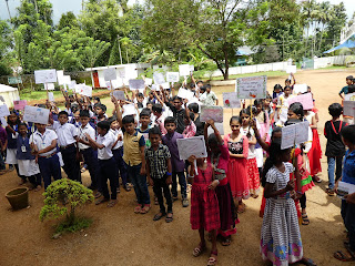 Reading week celebration of st john's cups school,meloor