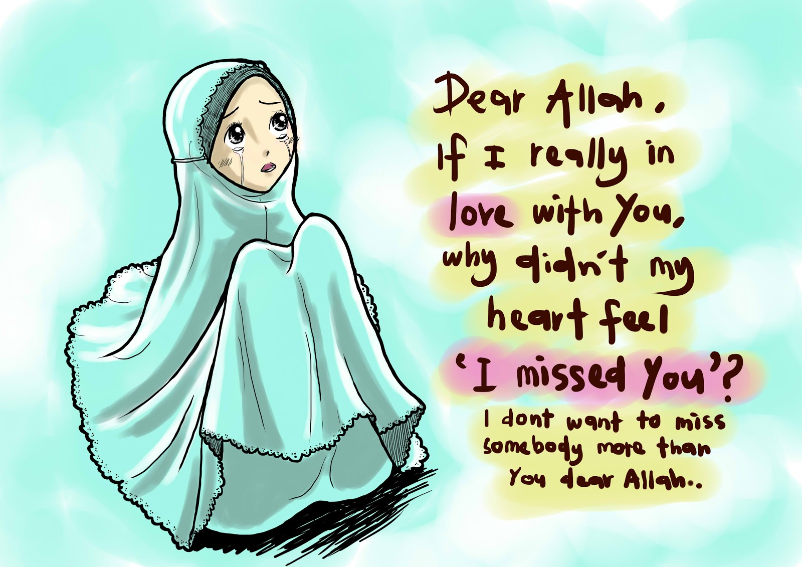 Muslimah Cartoon Wallpaper images