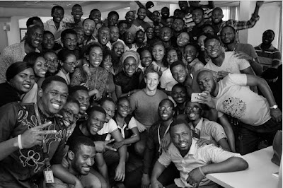 Lagos Entrepreneurs with Mark Zukerberg 