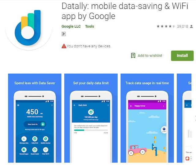 What is the Google Datally App? How Does Datally work?  Datally Really Save Your Data? : https://www.mdigitalera.com/2018/09/what-is-google-datally-app-how.html