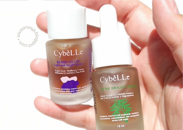 Review Cybelle Acne Bright Serum dan Berry Glow Serum