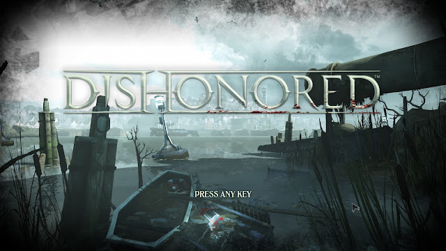 Dishonored title screen