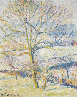 Big Nut-Tree, the Frost at Eragny, 1892