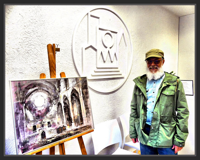 RECEPCION-BASILICA-LA SEU-MANRESA-EXPOSICION-PINTURA-HISTORIA-PINTOR-ERNEST DESCALS