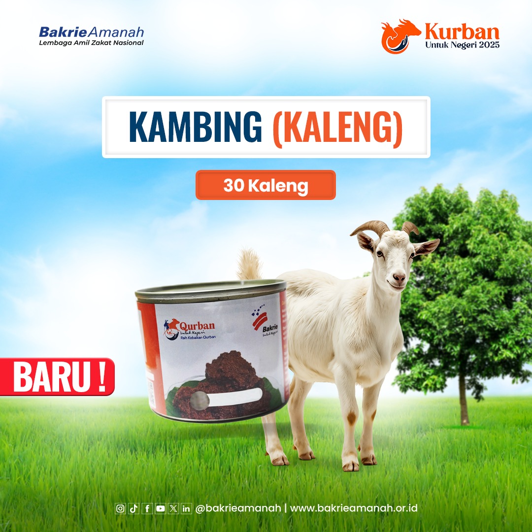 New! Paket Kurban Kambing Pengalengan