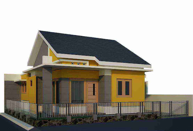 Bentuk Rumah Sederhana Ukuran 6 x 9 Berkonsep Minimalis
