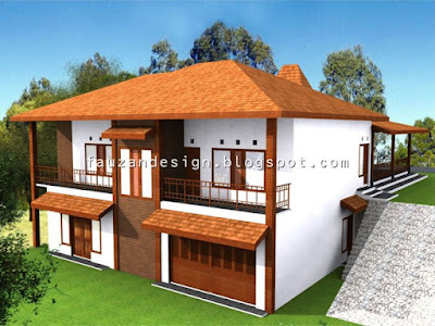 3d Desain Rumah Bentuk Atap Joglo