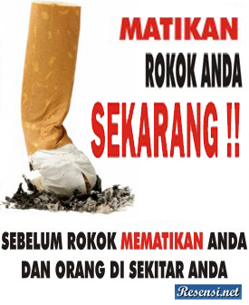 Gambar poster anti rokok