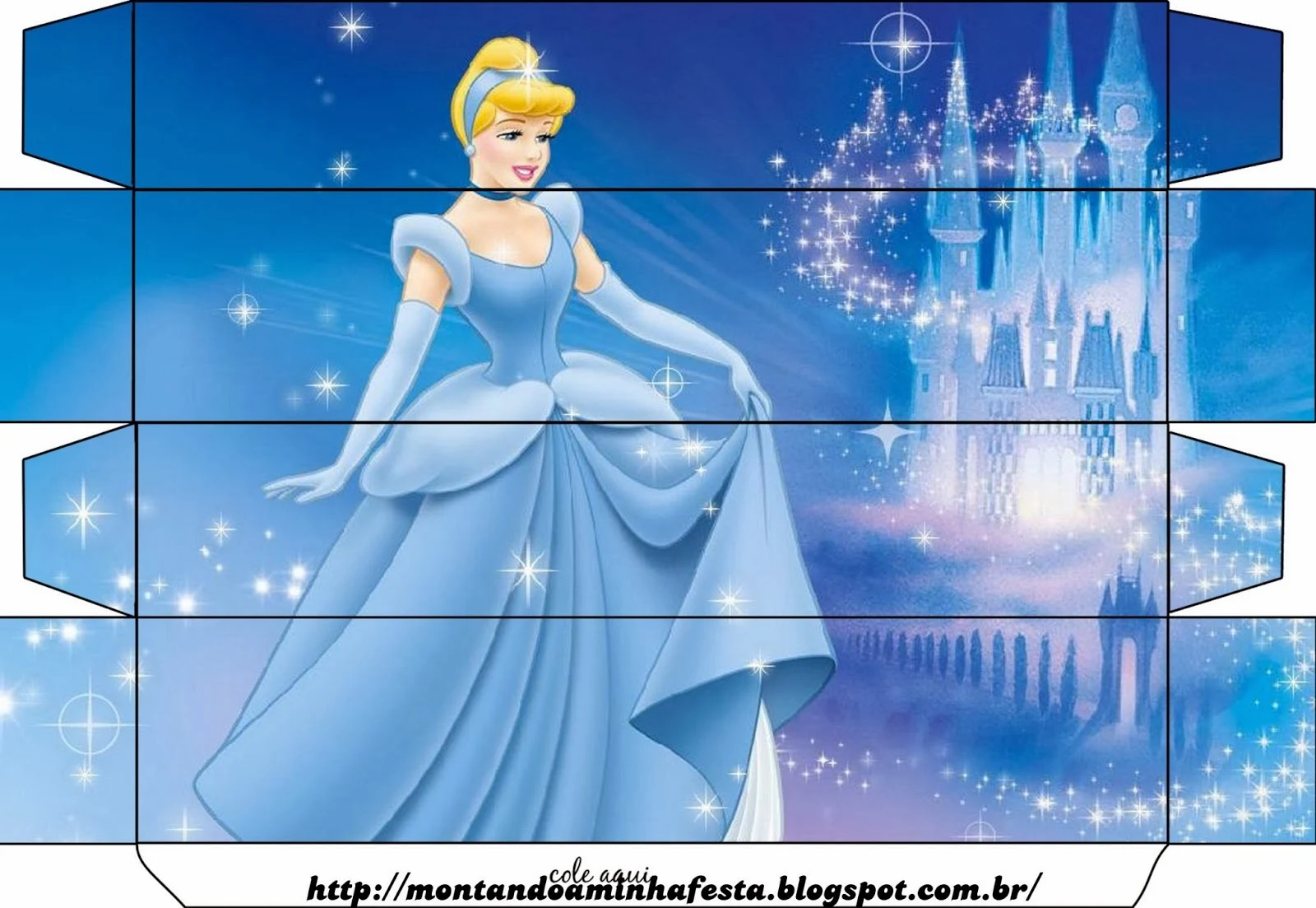 Cinderella Party: Free Printable Boxes.