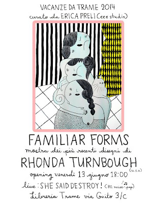 Sesta edizione di Vacanze da Trame con la mostra 'Familiar forms' dedicata all'opera di Rhonda Turnbough