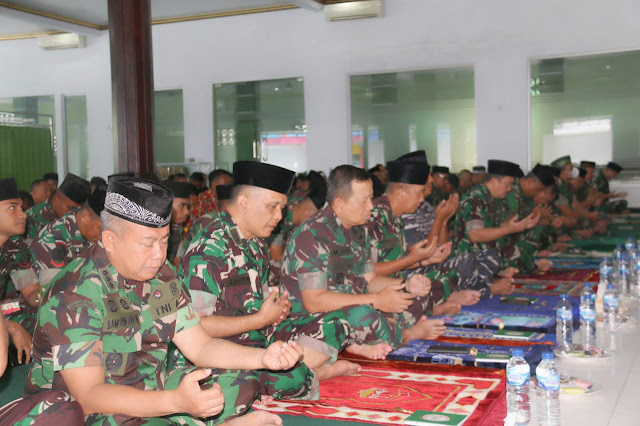 Kodam Pattimura Doa Bersama Lintas Agama Sambut HUT 77 TNI