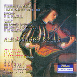 Rolla: Violin Concerto in C Major - Adagio per l'amico Cavinatti - Sinfonia in D Major