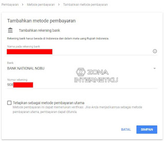 Menambahkan OVO Untuk Menerima Pembayaran Adsense 2