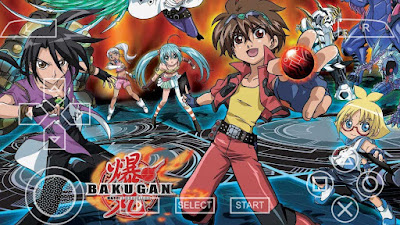 Bakugan Battle Brawlers PPSSPP Download Highly Compressed 50 Mb