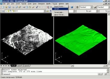Terrain for AutoCAD