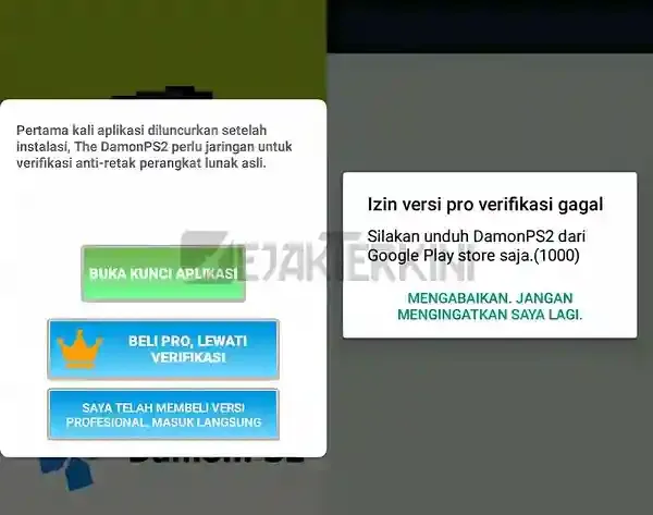 verifikasi emulator damonps2