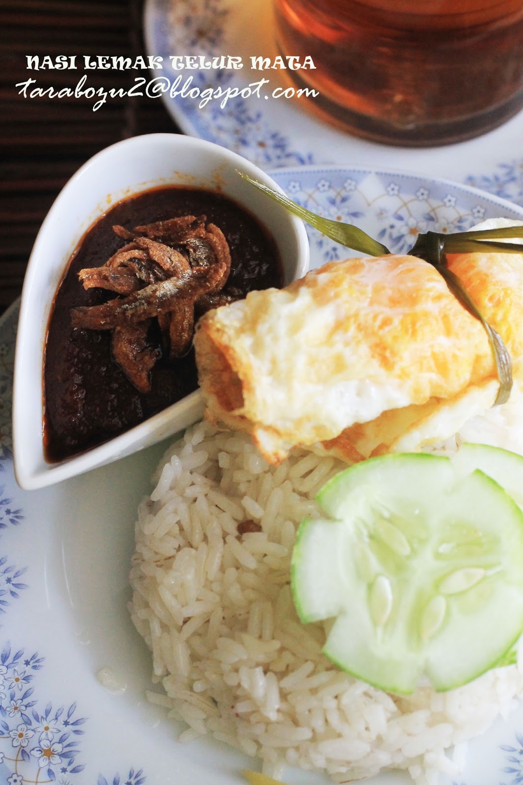 NASI LEMAK TELUR MATA  AIR TANGAN ZUHAIDA