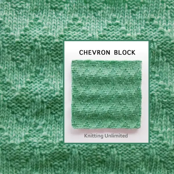 Shadow Chevron Knit Purl. The pattern includes both a chart and written instructions to help you along the way.