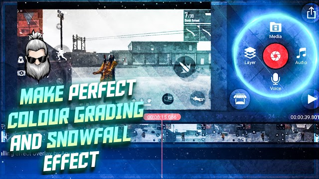 Make color grading like Colonel with Snowfall effect on android