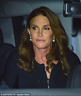 Caitlyn Jenner parties the Night away in New York in skin tight black dress!