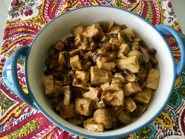 Vegan Mongolian Tofu, plant-based, gluten-free