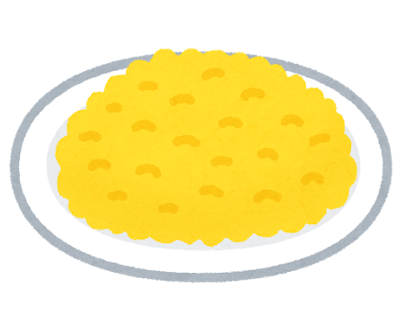 サフランライスのイラスト