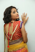 santoshini sharma photos in half saree-thumbnail-30