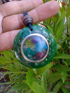 orgonite pendant standar ring