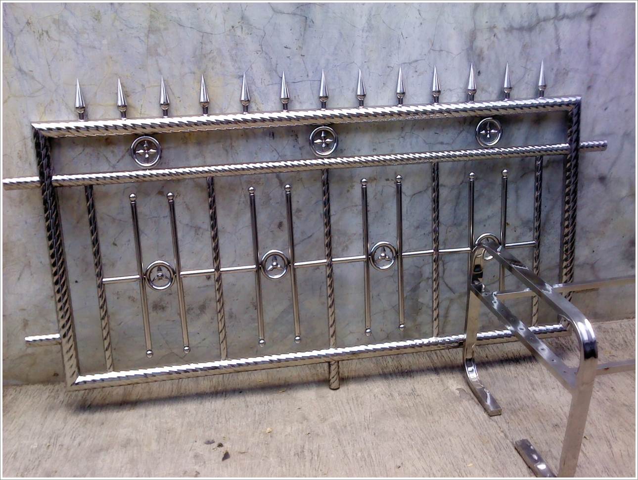 Pintu Pagar  Stainless  Steel  Pintu Pagar  Besi  Pagar  