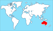 Budgerigars can be found all over the world, although their natural habitat . (budgerigar map)