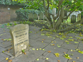 William Blake's tombstone