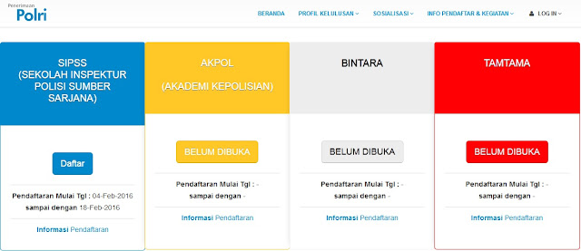 Pendaftaran Online Polri 2016 Resmi DIBUKA Yuk Daftar Sekarang !