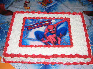 Spiderman Birthday Cake and Party Ideas