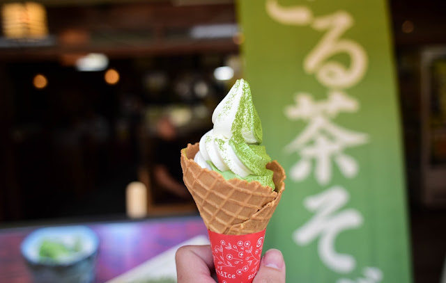 抹茶 冰淇淋 京都  銀閣寺