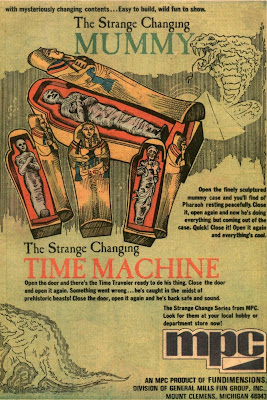 Right side of ad for Strange Change Vampire, Mummy and Time Machine