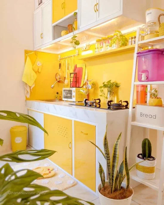 contoh rumah minimalis tema kuning